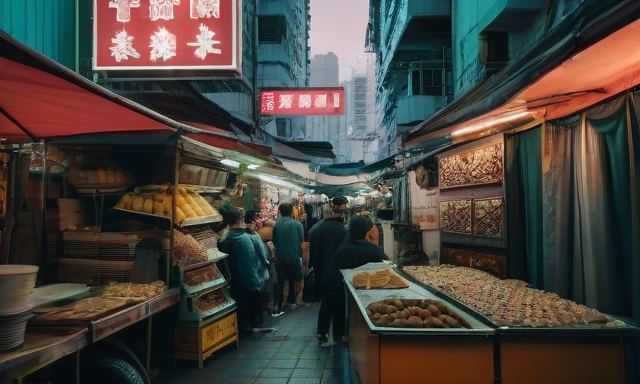 Mong Kok Night Market 홍콩