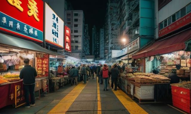 Mong Kok Night Market 홍콩