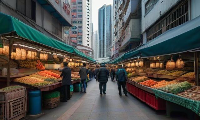 Mong Kok Traditional Market 홍콩