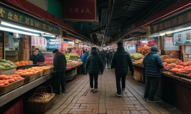 Mong Kok Traditional Market 홍콩