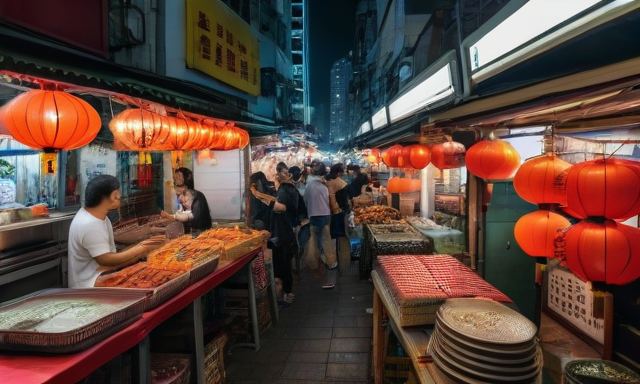 Temple Street Night Market 홍콩