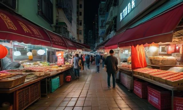 Temple Street Night Market 홍콩