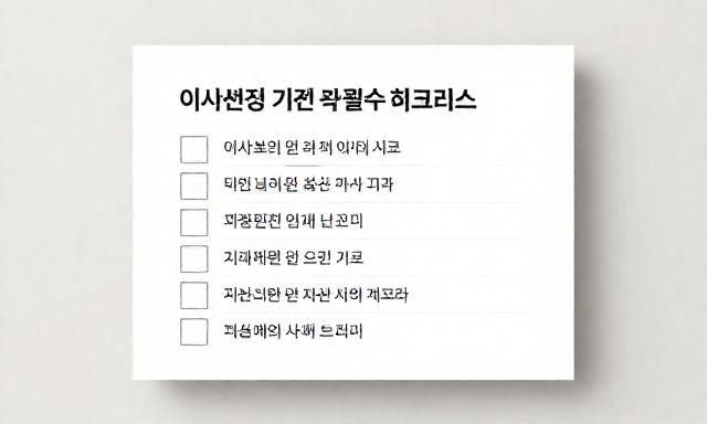 이사청소후기 관련 이미지 - 이사청소후기 기반으로 분석한 업체 선정 기준 및 필수 체크리스트